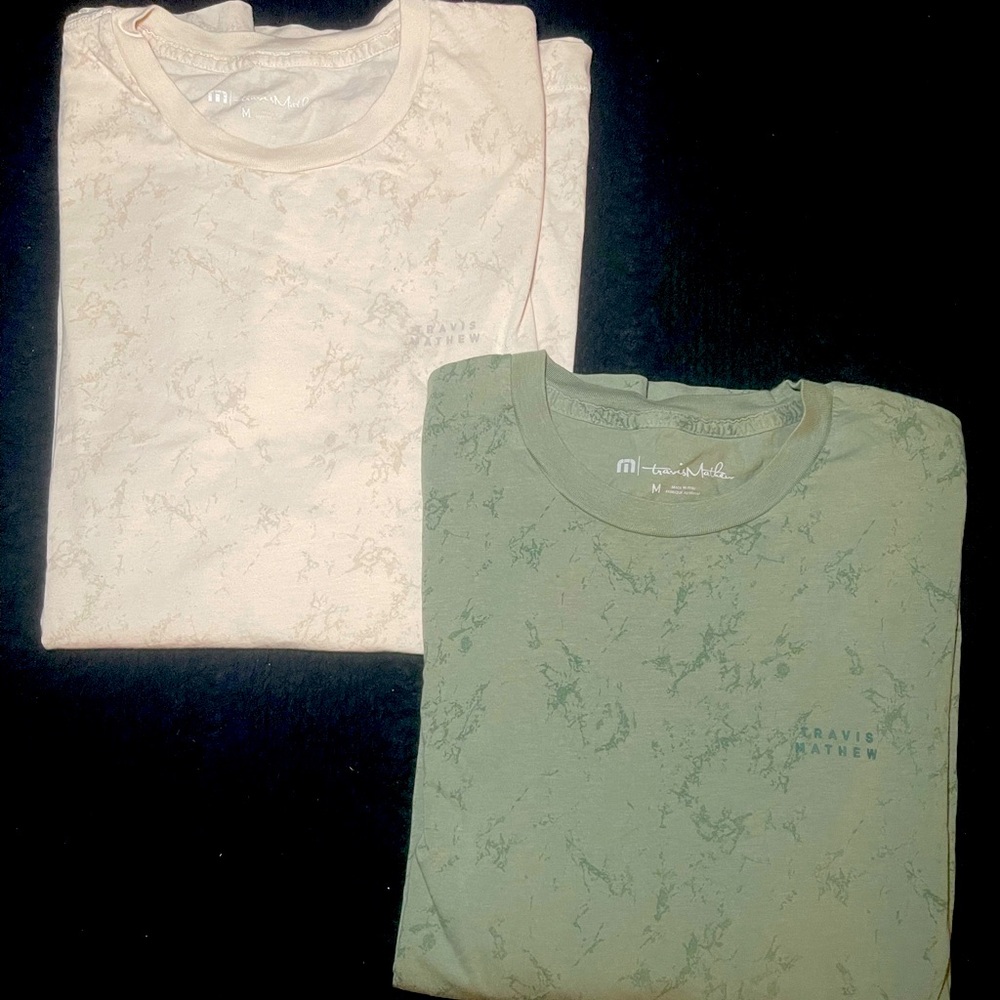 Bundle of two men’s Travis Matthew warmer tides T shirts